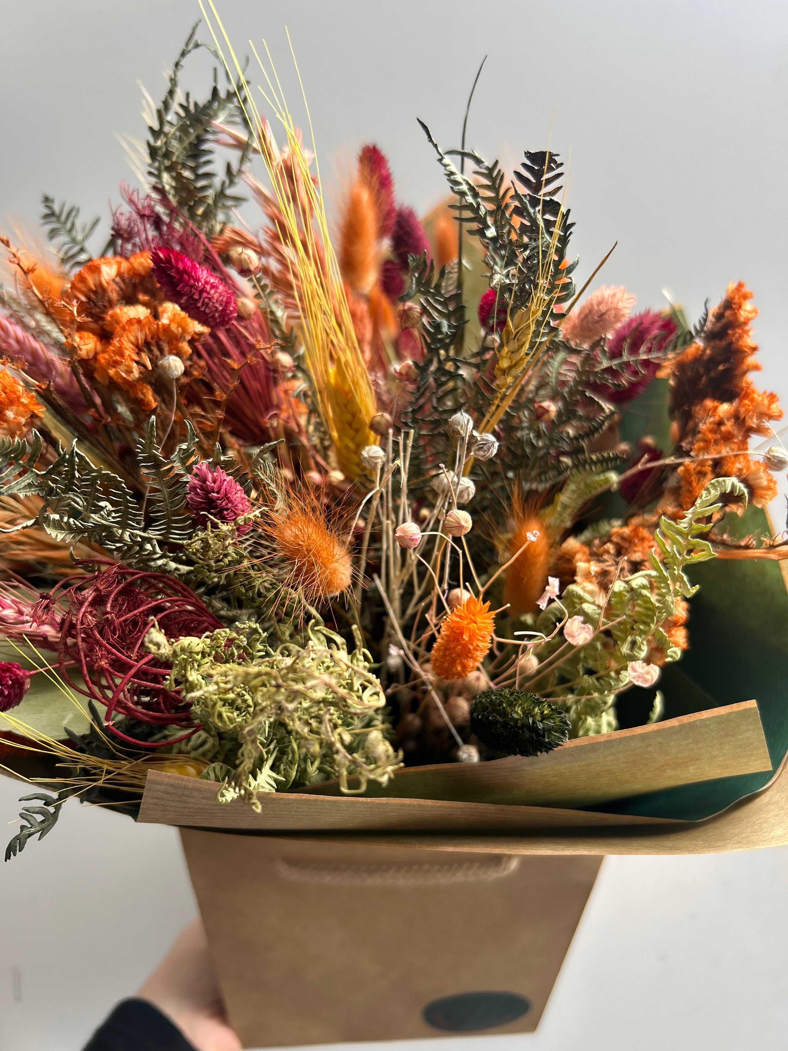 Dried Bouquet (Hand-Tied) in Decorative Bag