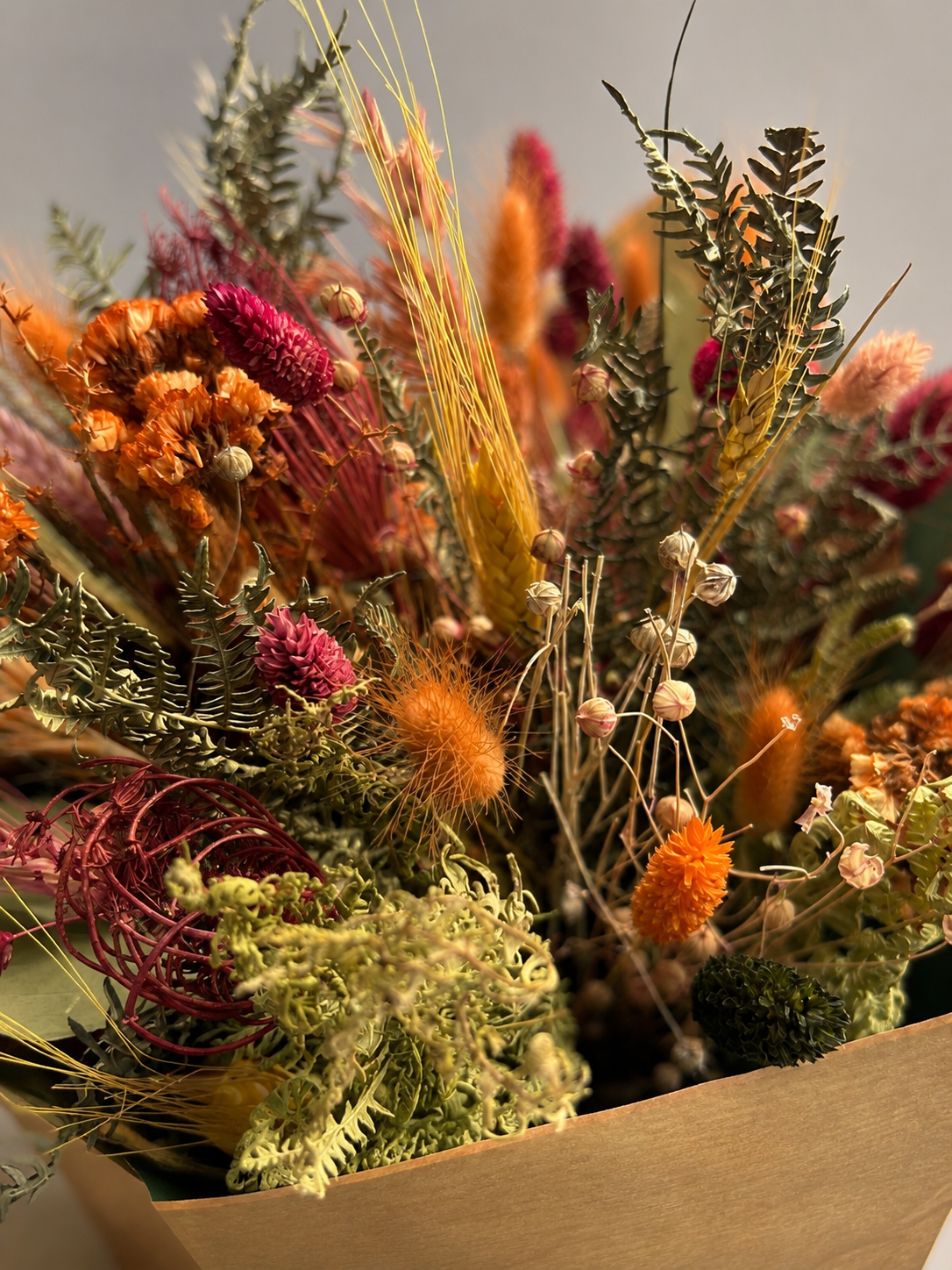 Dried Bouquet (Hand-Tied) in Decorative Bag
