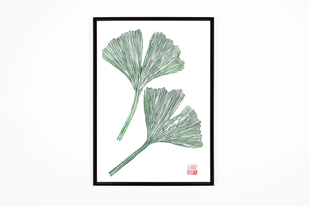 Ginkgo Print