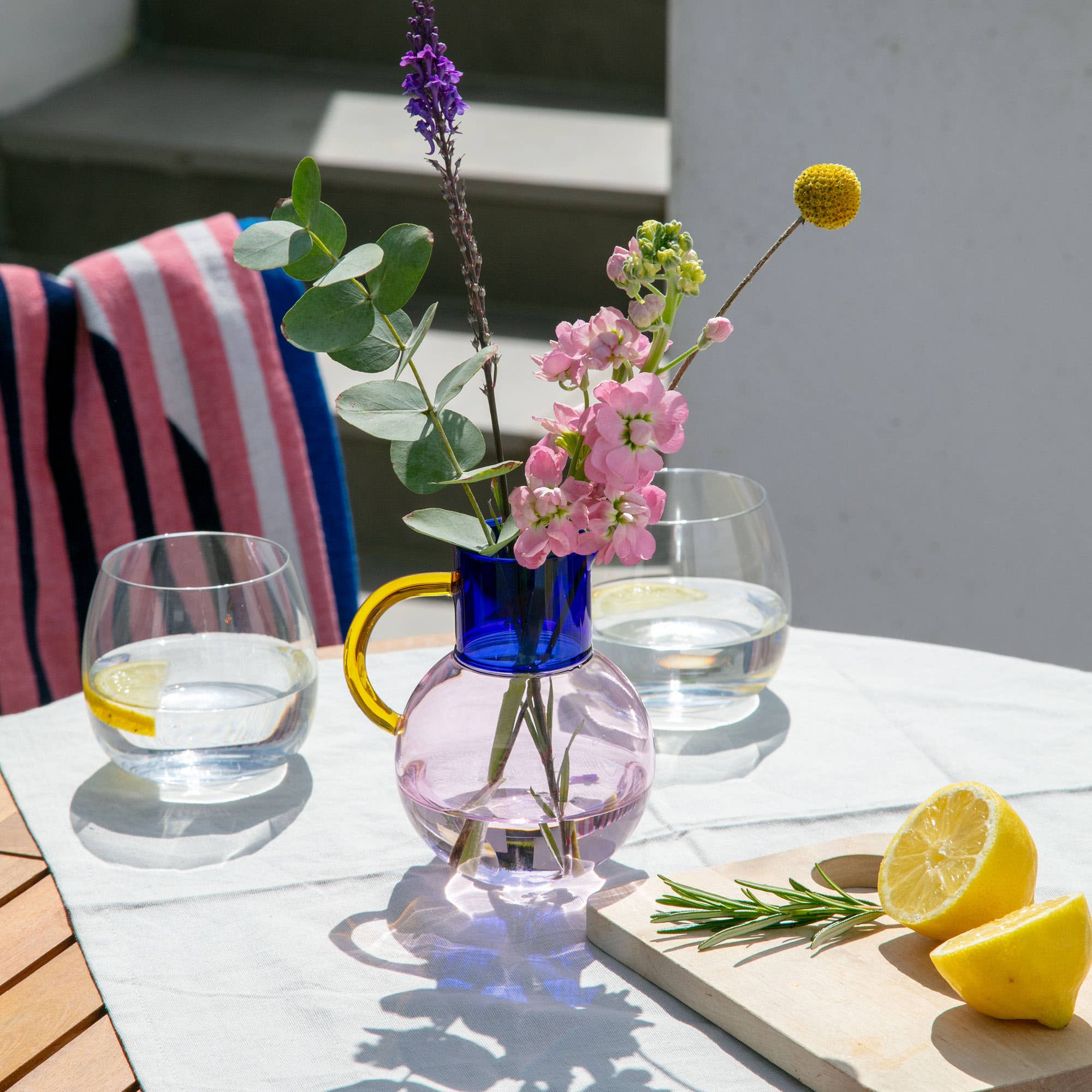 lass vases with eco packaging from Green & Grounded
