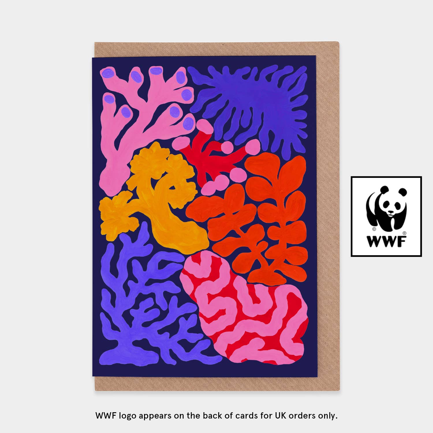 Coral WWF Greetings Card