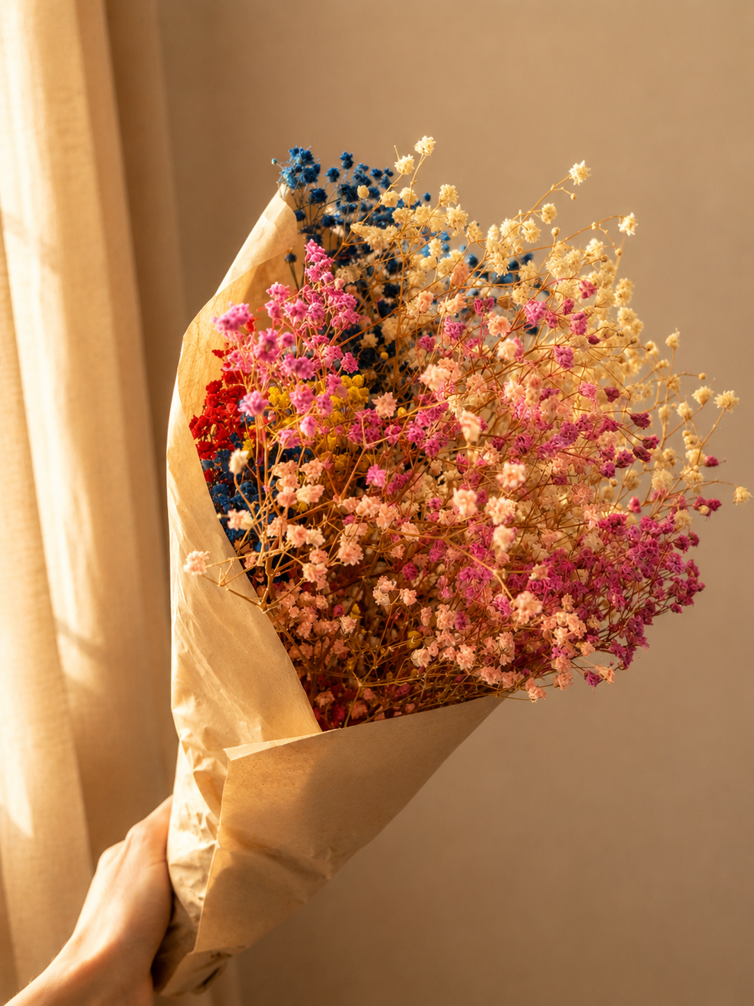 Dried Gypsophilia Bouquet