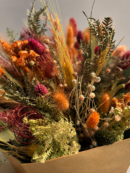Dried Bouquet (Hand-Tied) in Decorative Bag
