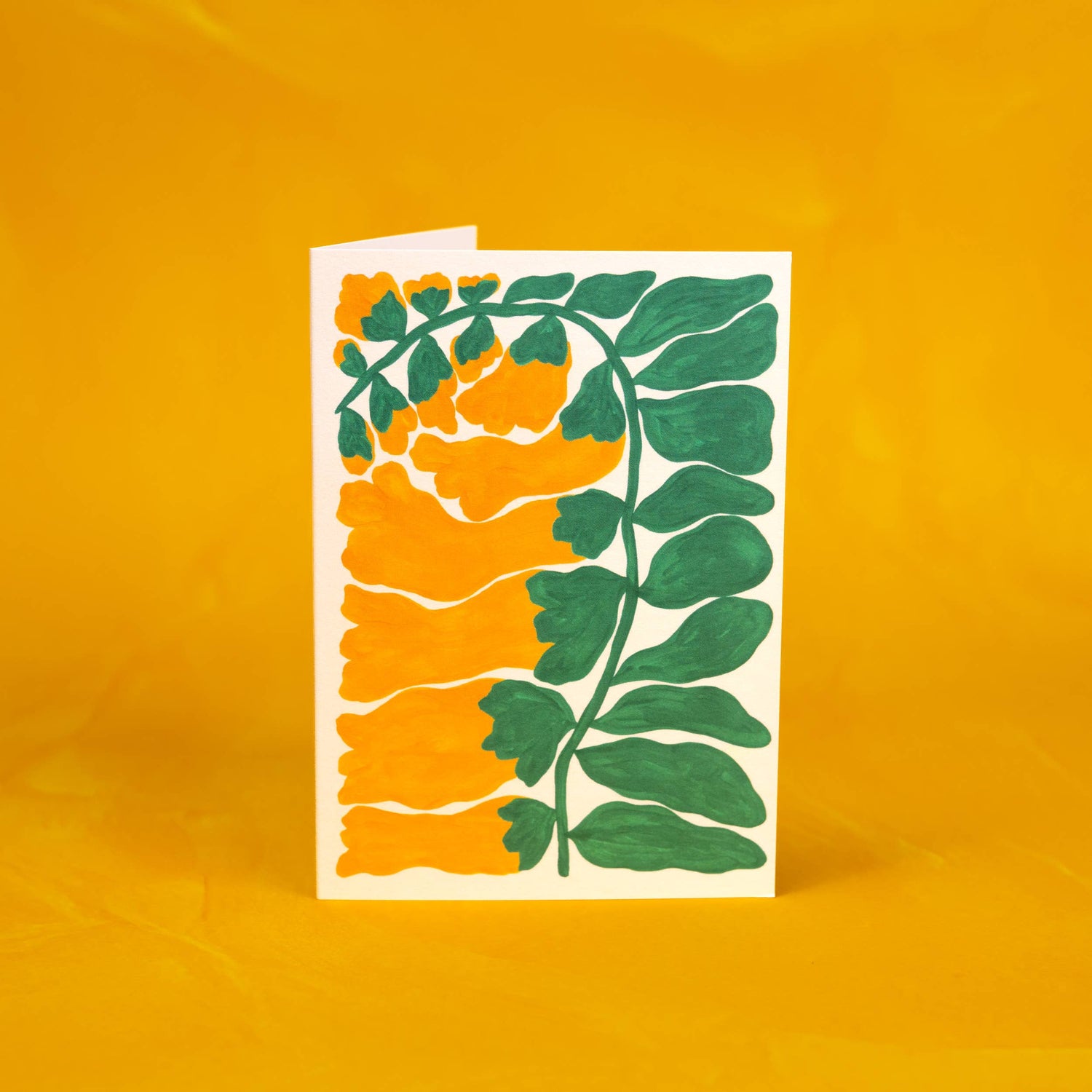 Foxglove (Yellow) WWF Greetings Card